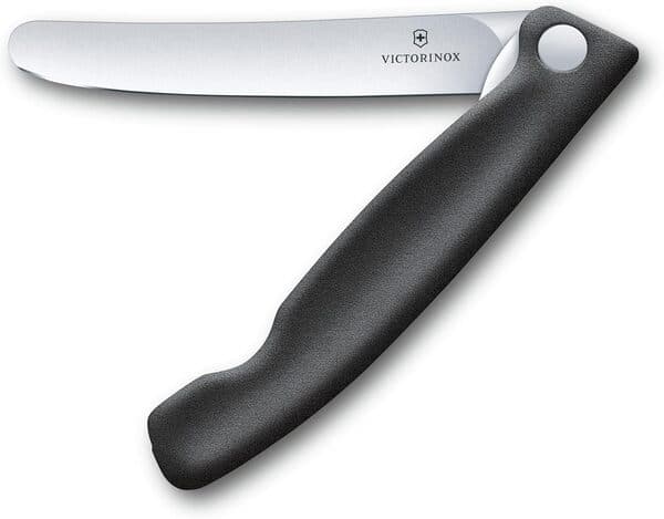 Victorinox Swiss Classic kokoontaitettava kuorimaveitsi 110 mm, musta – Victorinox