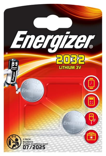 Battery CR2032 Lithium 2-pak – Energizer
