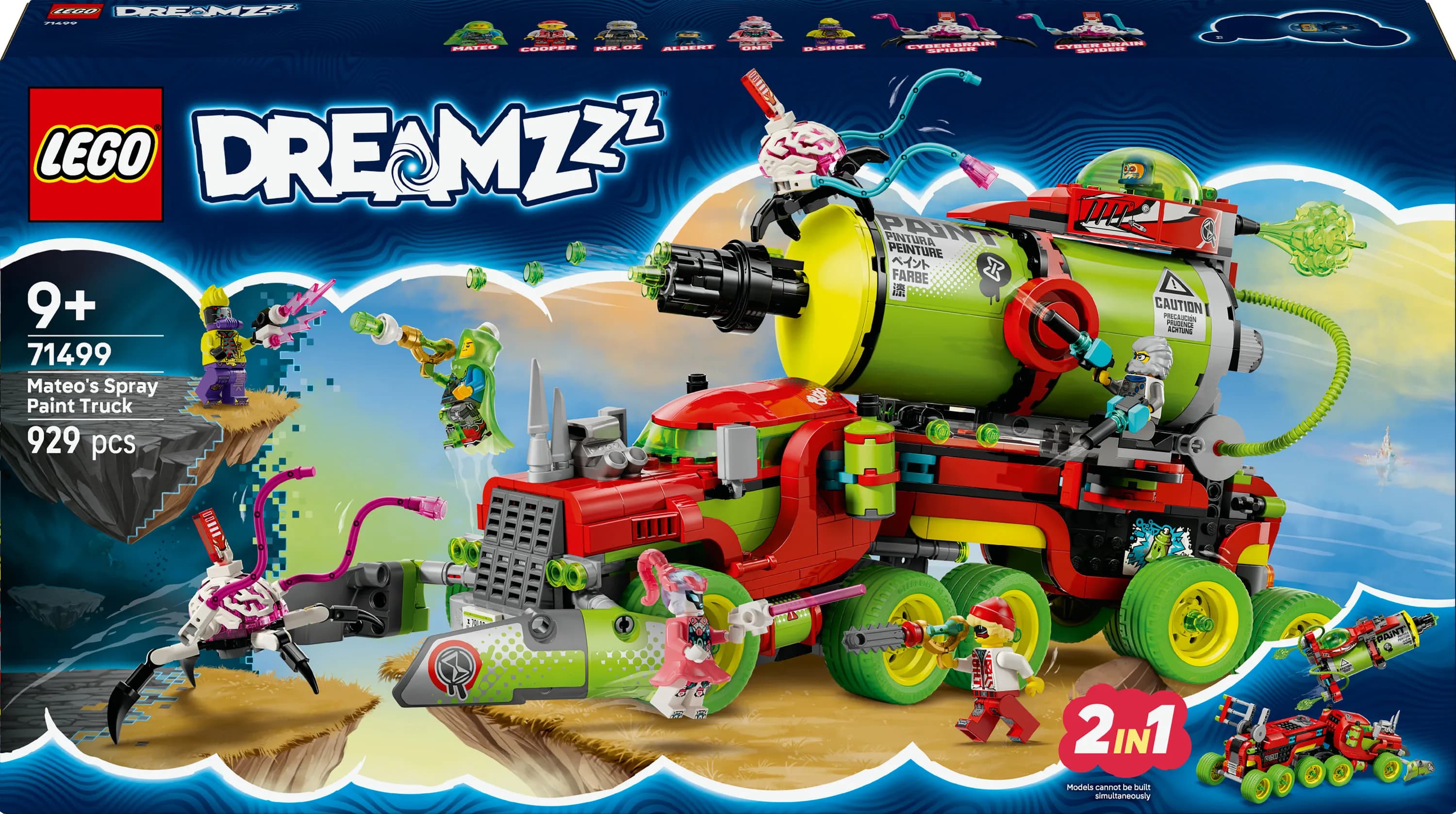 LEGO DREAMZzz Mateon spray paint car 71499