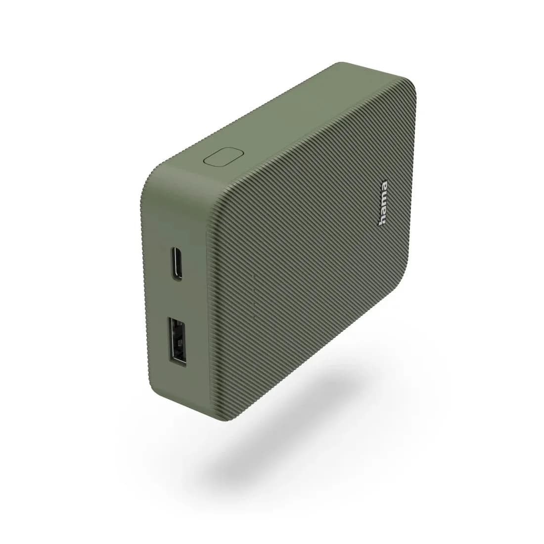 Hama Colour 10 10000mAh USB-C+USB-A -varavirtalähde, vihreä – Hama