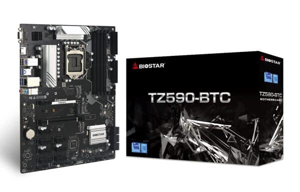 Biostar TZ590-BTC DUO LGA 1200 ATX -emolevy – BIOSTAR