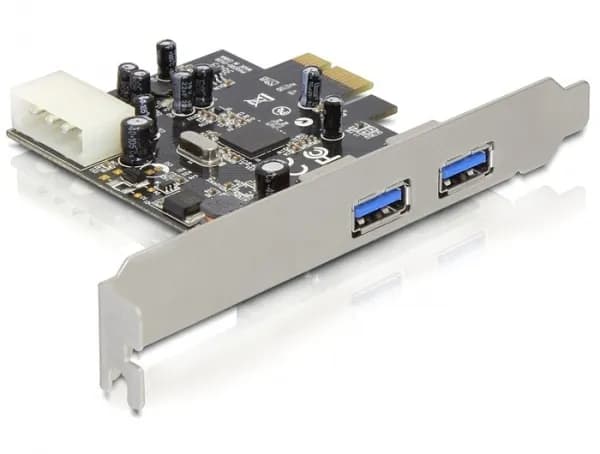Delock PCI Express Card > 2 x external USB 3.0 – De-Lock