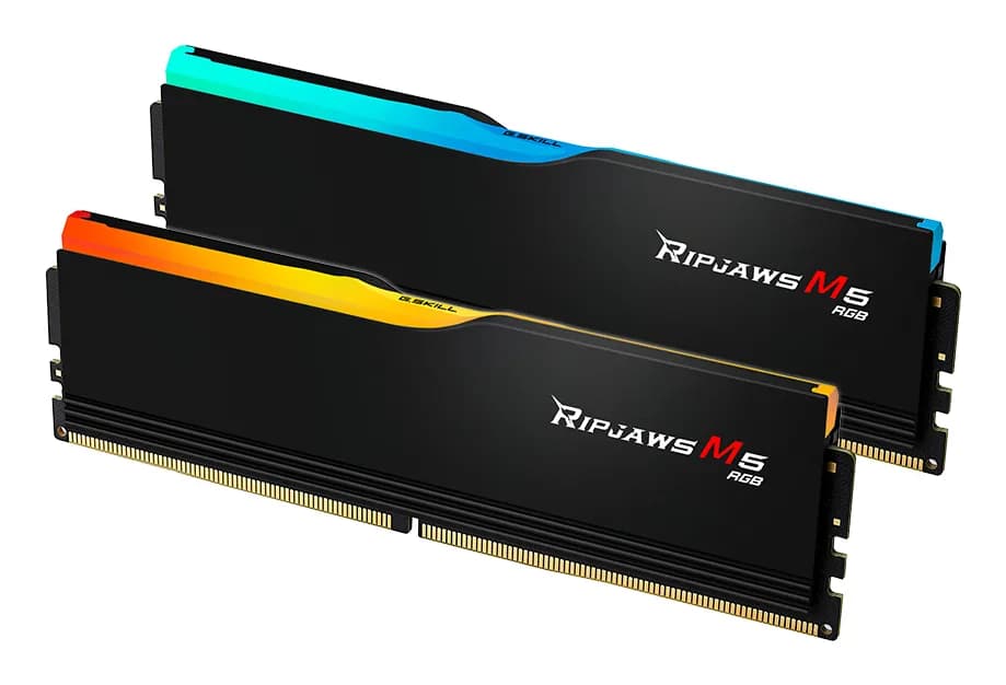 G.SKILL Ripjaws M5 RGB 32 Gt (2 x 16 Gt) DDR5 6400 MHz, CL36 -muisti (XMP)