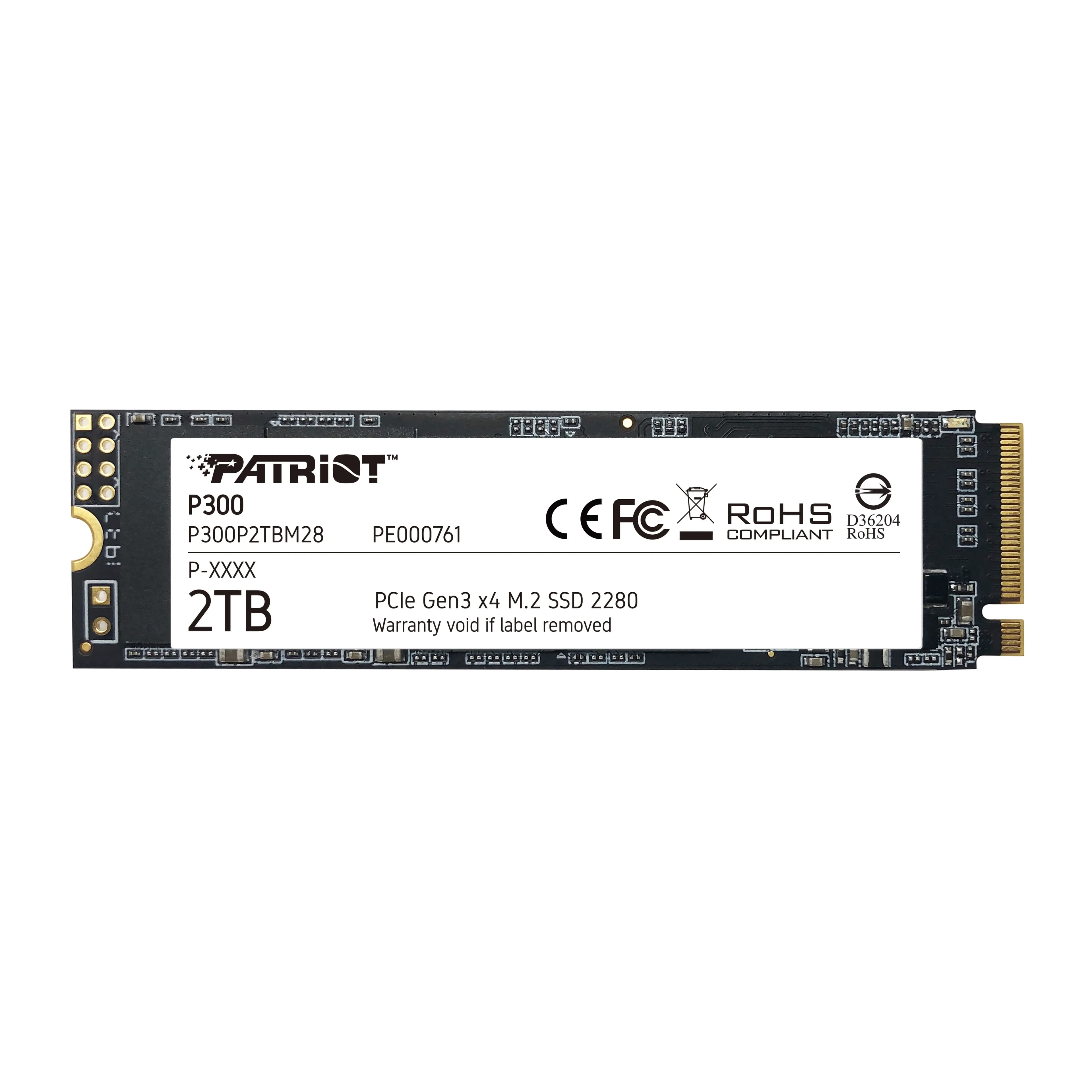 Patriot P300 2 Tt M.2 PCIe NVMe -SSD-levy – PATRIOT