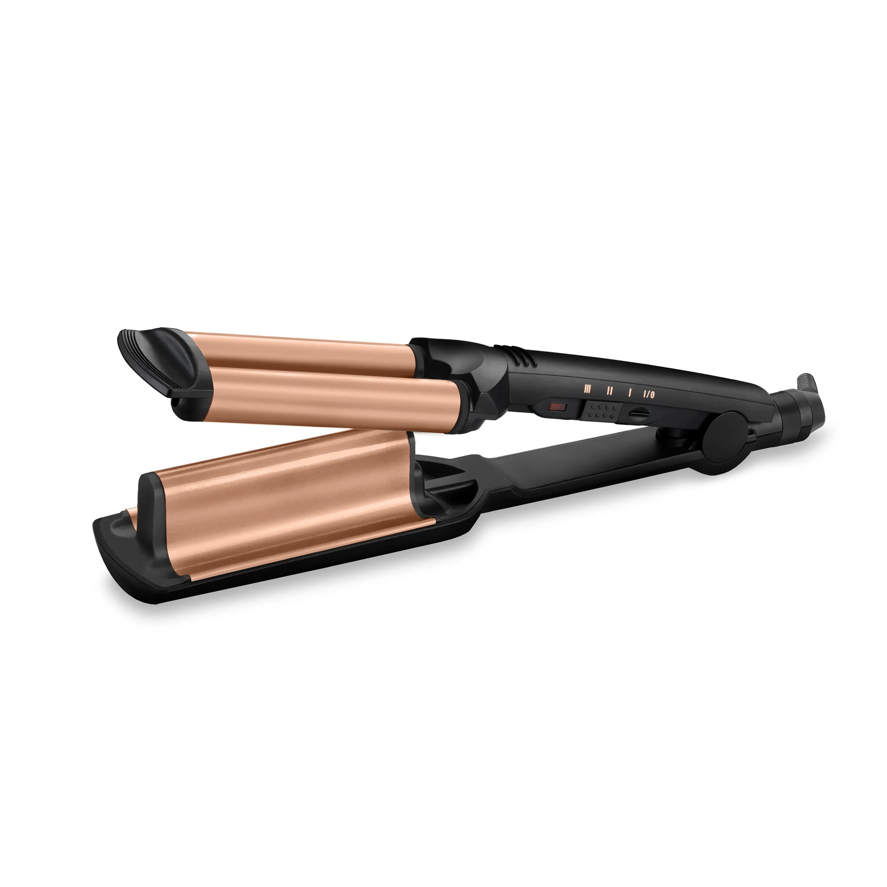 Babyliss W2447E Deep Waves -puikkokiharrin, Musta/Oranssi – Babyliss