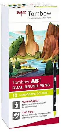 Tombow ABT Dual Brush 18P-6 Landscape carton (18) – TOMBOW