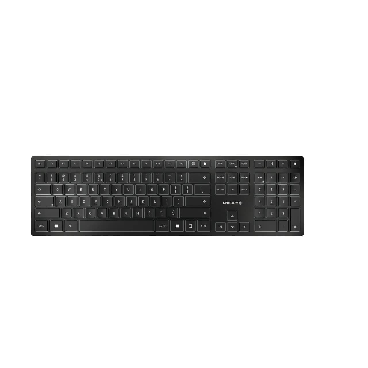 CHERRY KW 9100 SLIM -langaton näppäimistö, CHERRY SX, musta – Cherry