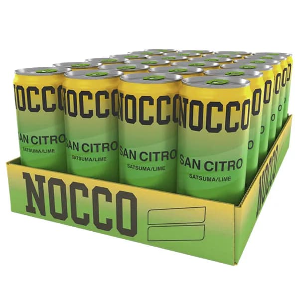 NOCCO BCAA San Citro -energiajuoma 330ml, 24-pack