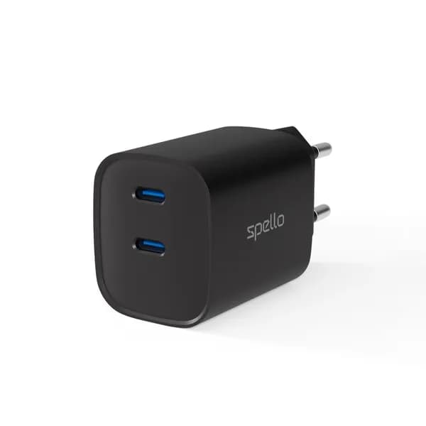 Spello ForceBoost GaN 35W Wall Charger SA35 - black