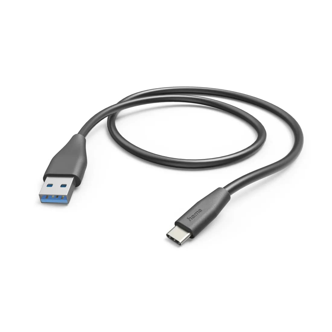 Hama USB-A – USB-C -kaapeli, 1,5 m, musta