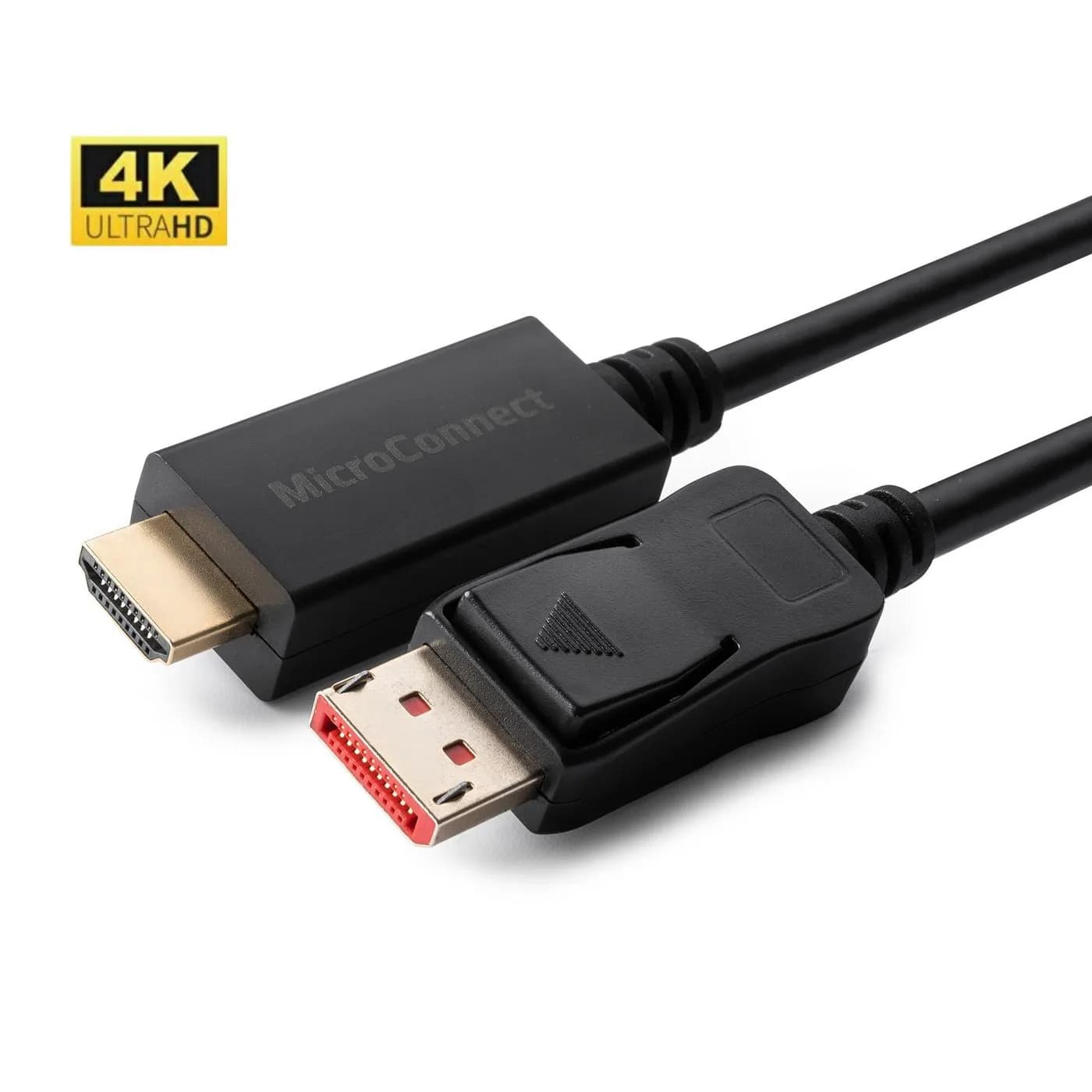 MicroConnect DisplayPort – HDMI -kaapeli, jossa 4K, 10 m, musta – Microconnect