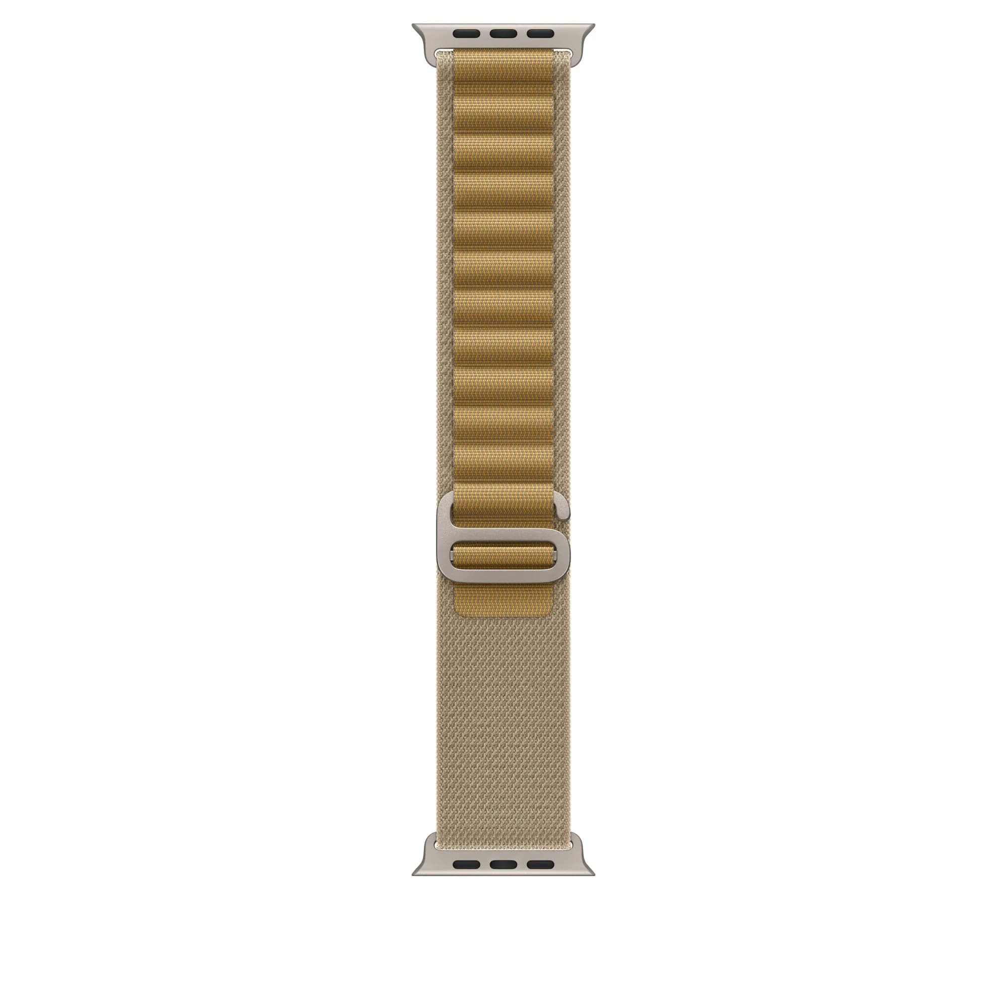 Apple Watch 49 mm -Alpine-ranneke, Sahara / Luonnontitaani, Suuri – Apple