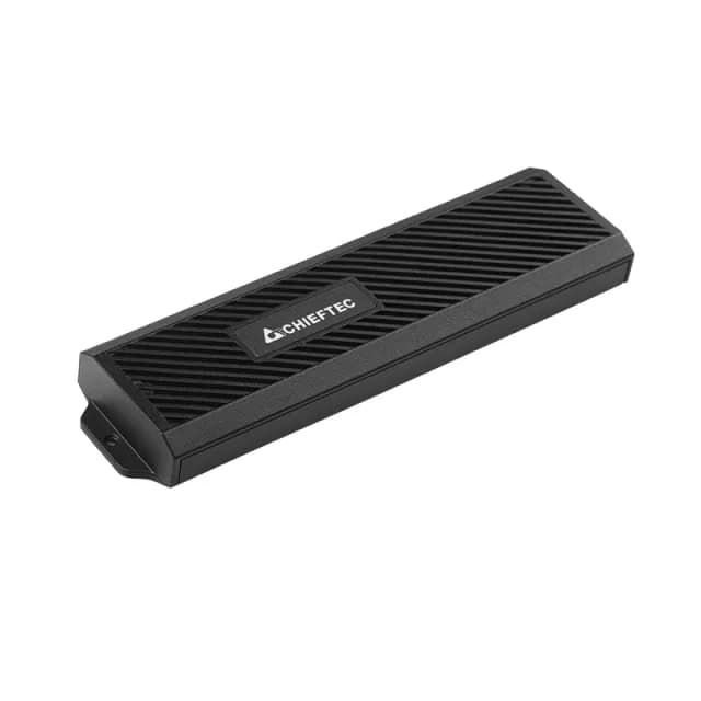 CHIEFTEC CEB-M2C-TLE M.2 NVMe/SATA SSD -kotelo, USB 3.2 Gen 2, USB-C, työkaluton, musta – Chieftec