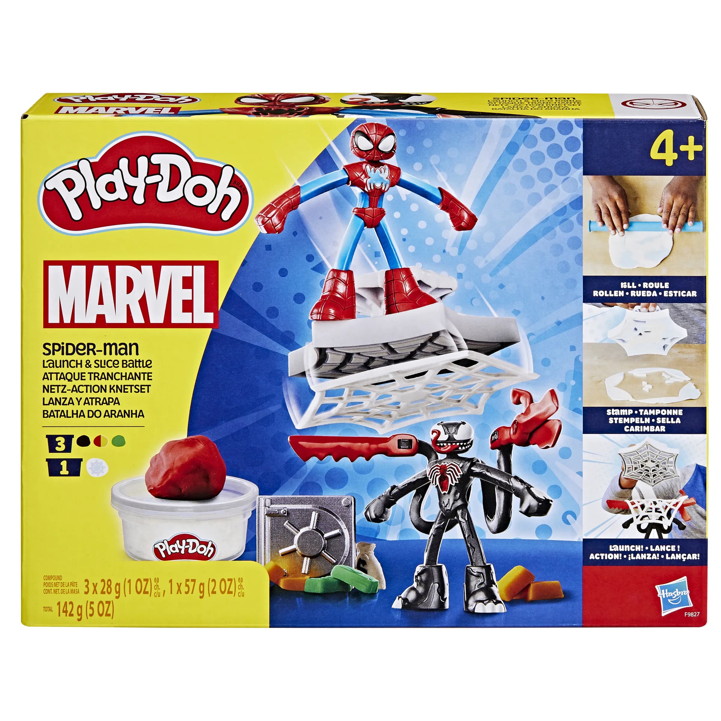 Play-Doh Marvel Spider-Man Launch & Slice Playset – Play Doh