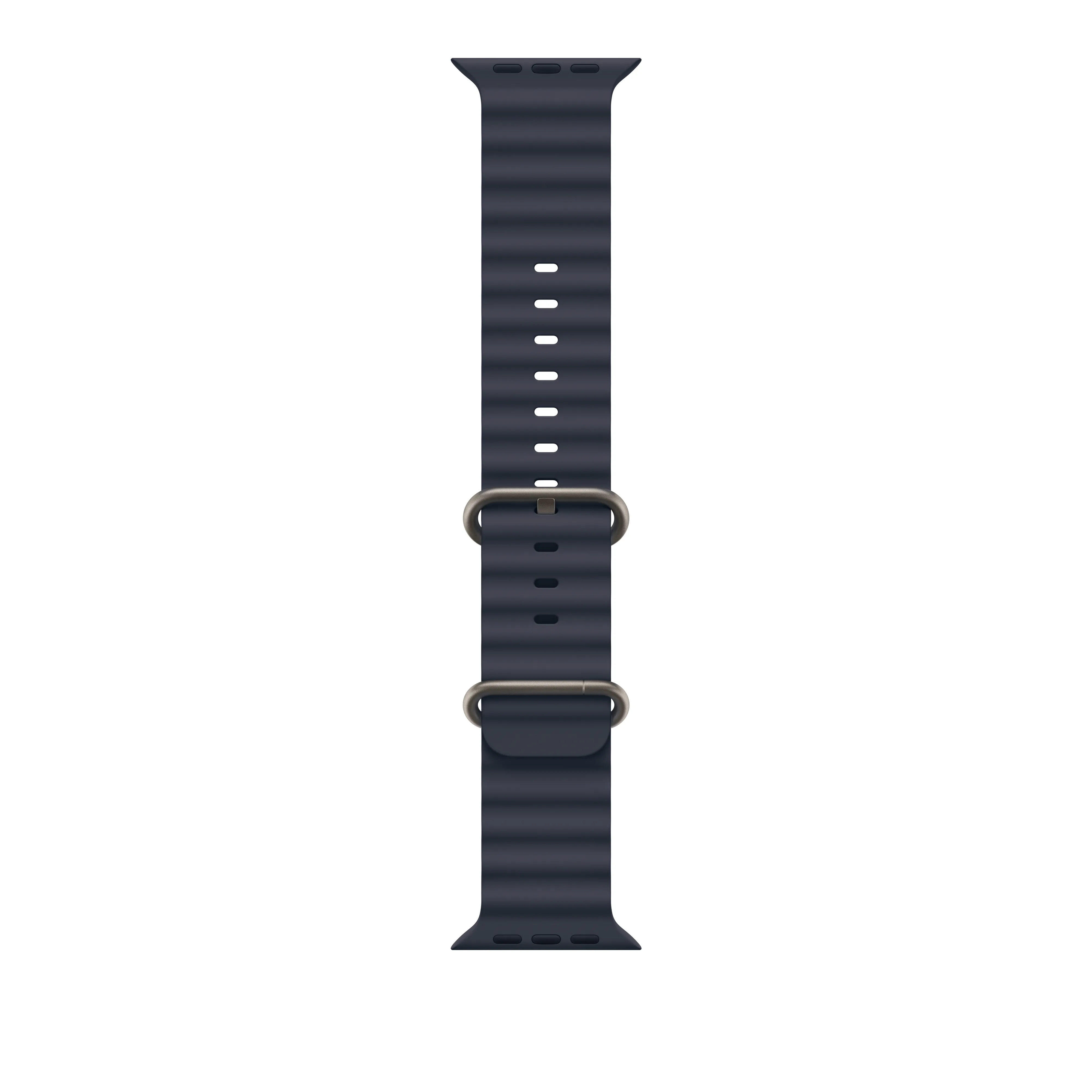 Apple Watch 49 mm -Ocean-ranneke, Laivaston­sininen / Luonnontitaani – Apple