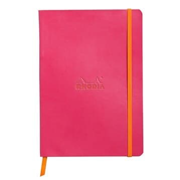Rhodiarama soft A5 raspberry dot ivory – RHODIA