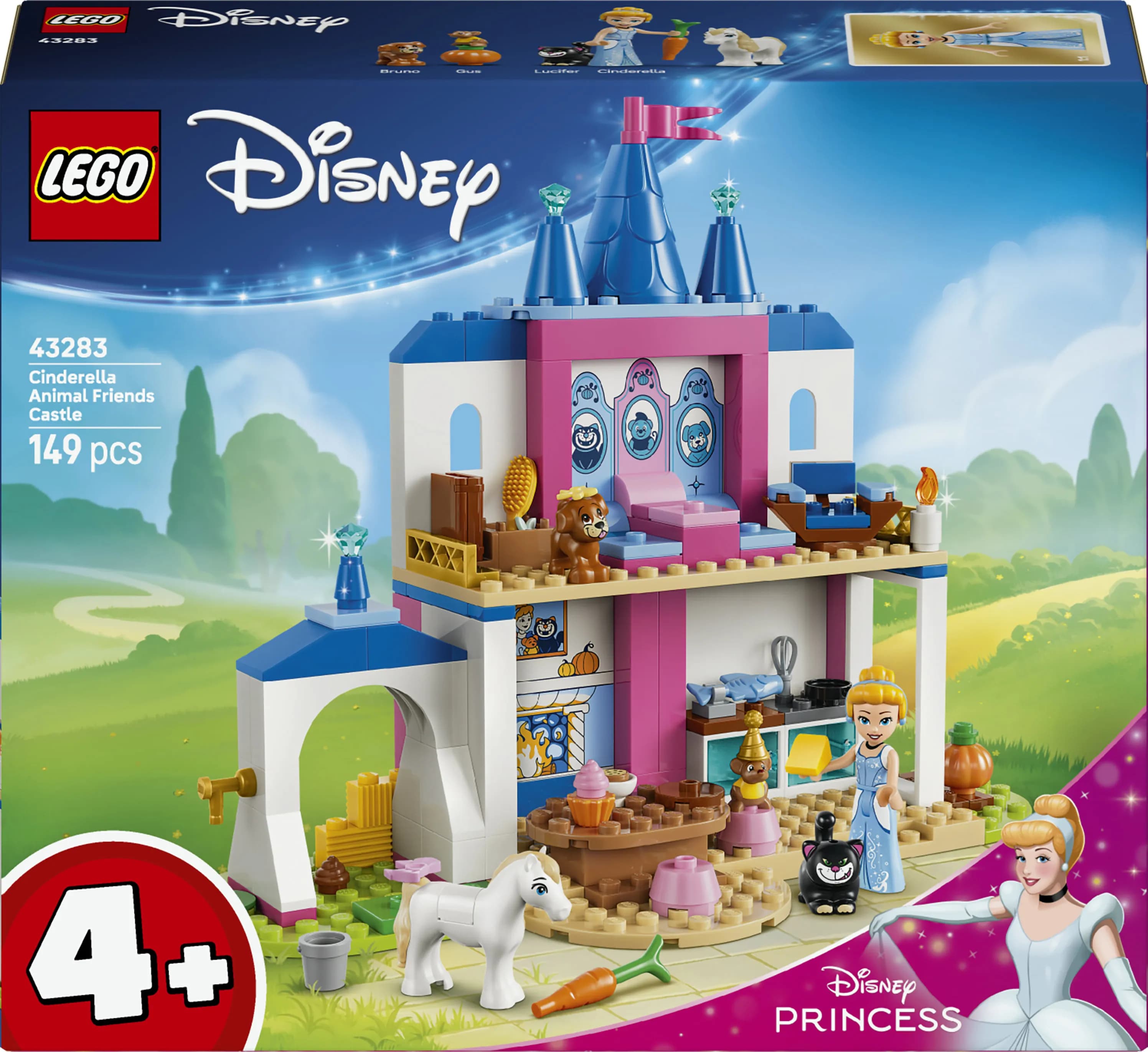 LEGO Disney Princess Tuhkimon eläinystävien linna 43283