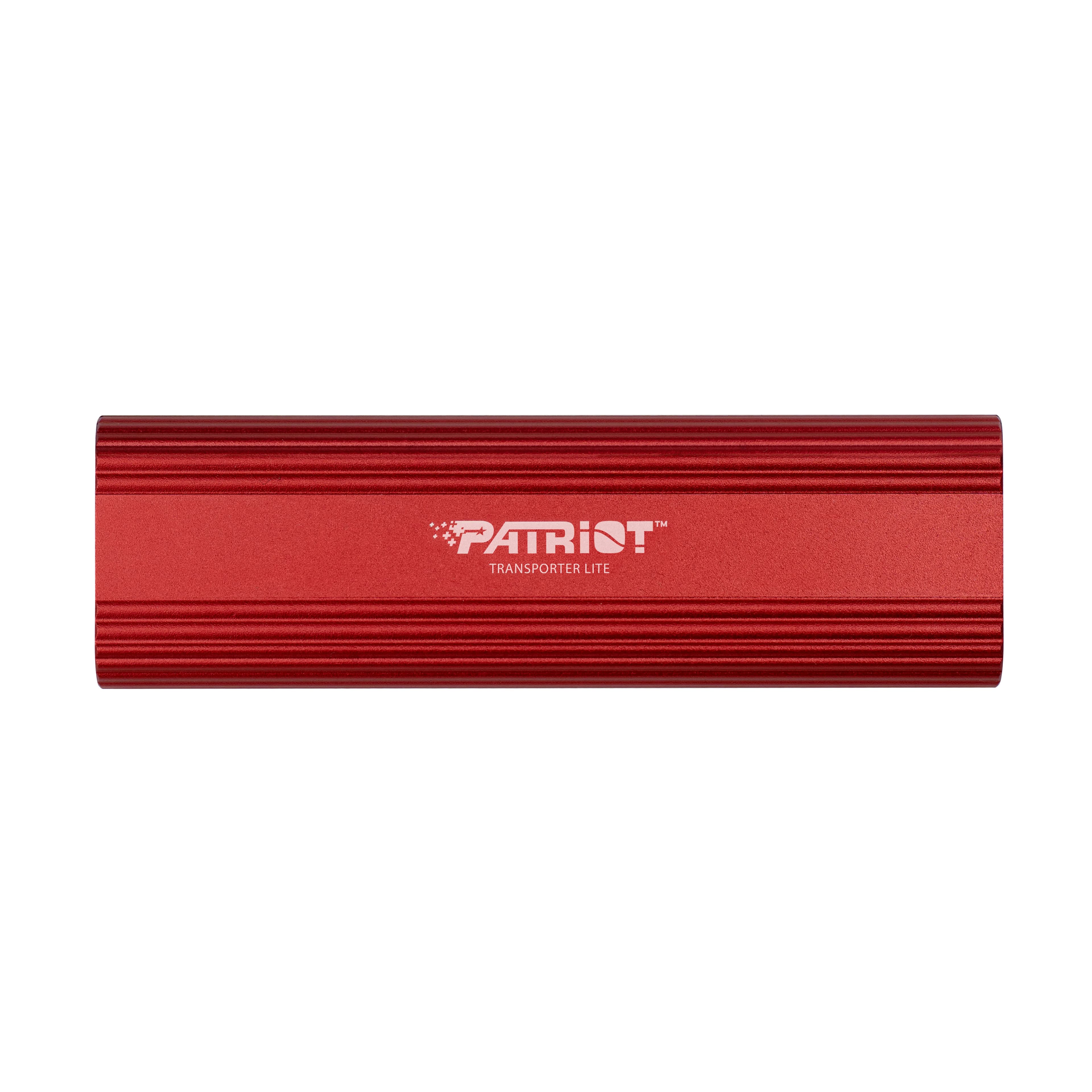 Patriot Transporter Lite 512 Gt USB 3.2 Gen 2 (USB-C) -ulkoinen SSD, kannettava, punainen – PATRIOT