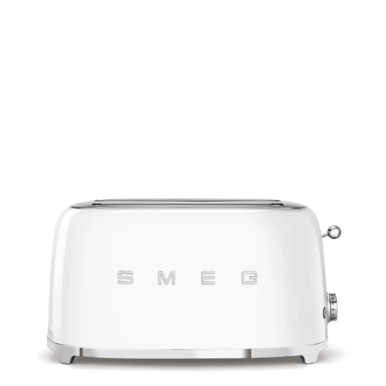Smeg 50's Style TSF02WHEU -leivänpaahdin, 4 viipaleita, valkoinen – SMEG