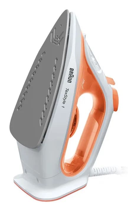 Braun TexStyle 1 SI1009OR -höyrysilitysrauta, 1900 W, 0,22 l, oranssi/valkoinen