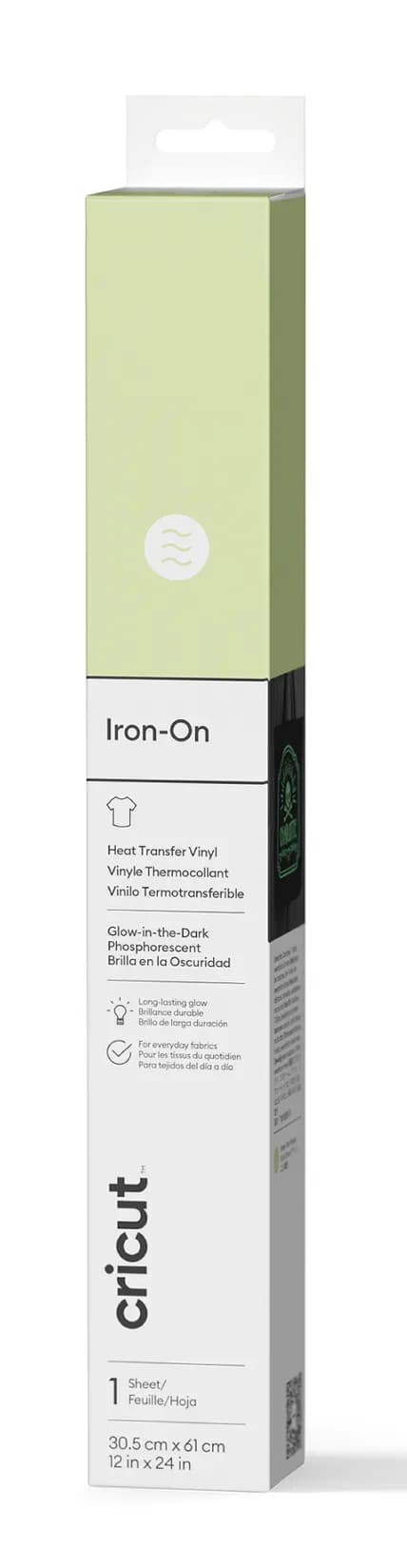 Cricut Glow in the dark Iron-On 30x60cm 1 sheet (Glow in the dark) – CRICUT