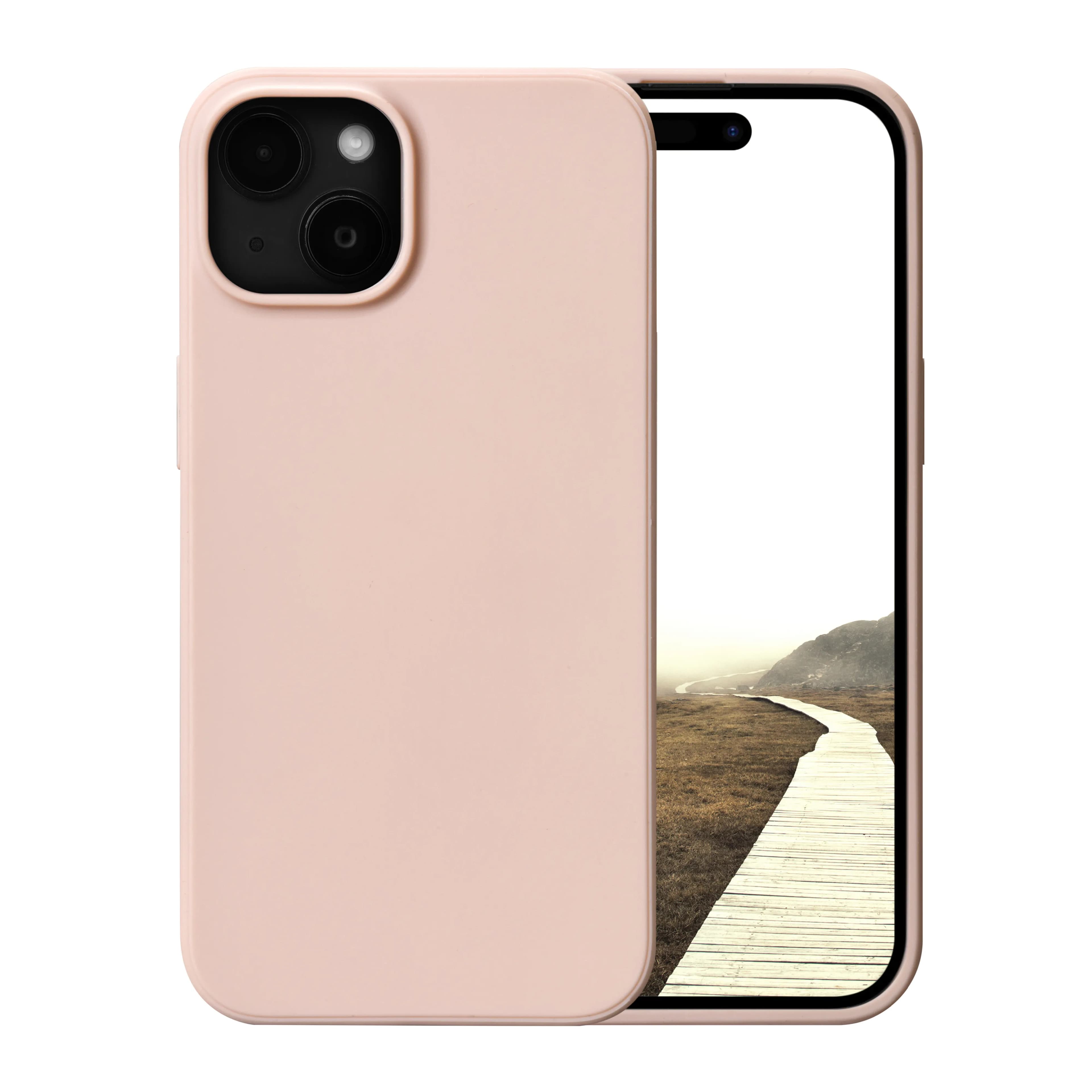 Dbramante1928 Greenland, iPhone 15 -suojakuori, Pink Sand – DBRAMANTE