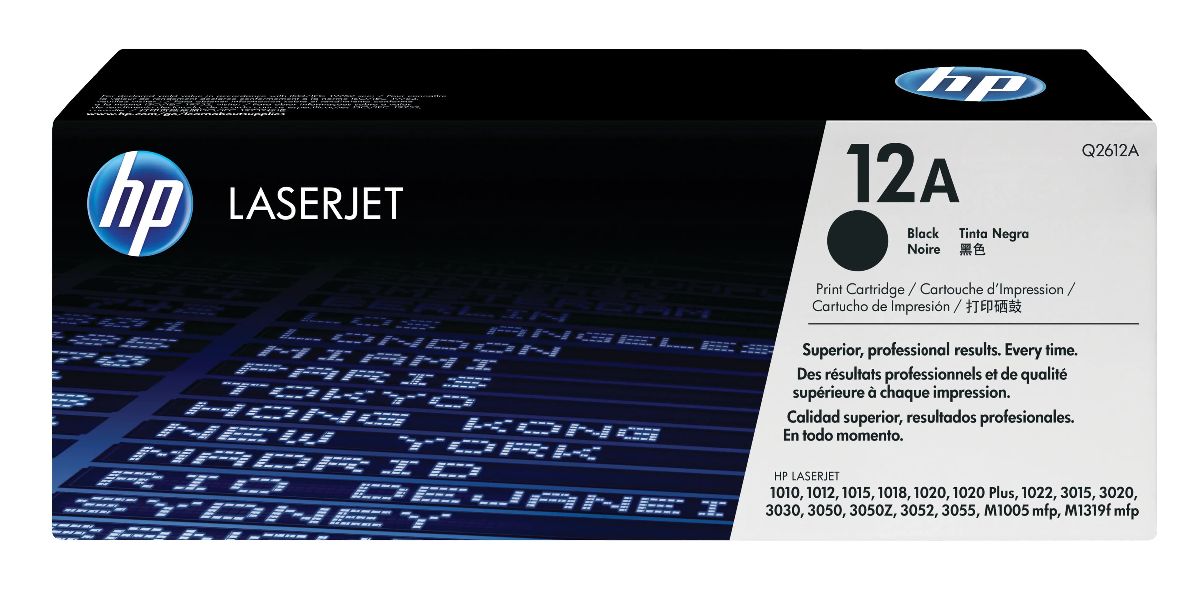 HP 12A HV Ultraprecise -laservärikasetti, musta – HEWLETT-PACKARD