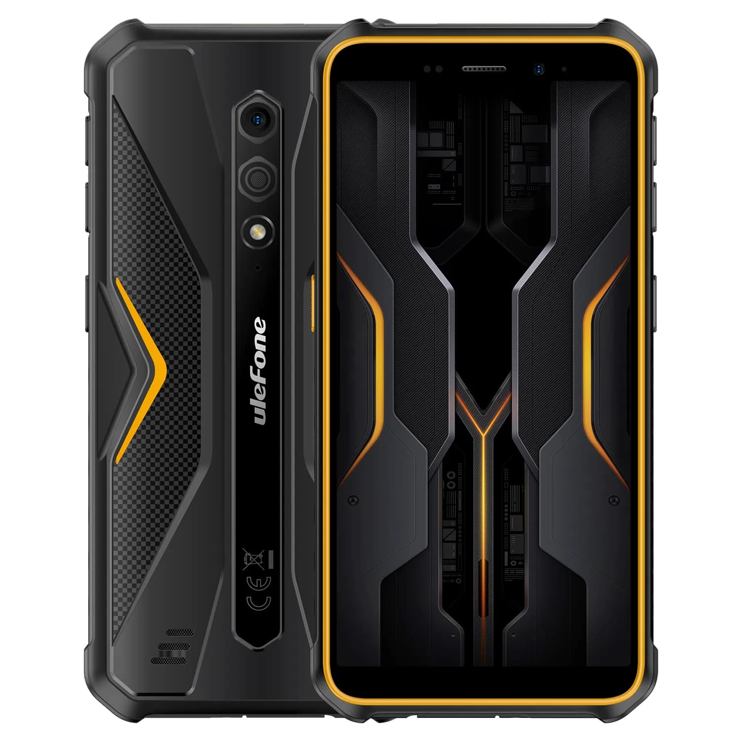 Ulefone Armor X12 Pro 4/64 Gt -puhelin, musta/oranssi – Ulefone
