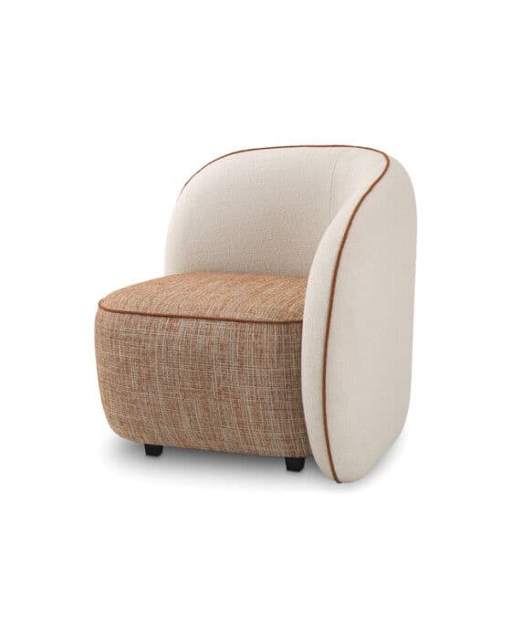 San Marino nojatuoli sarra off-white oikein – Eichholtz