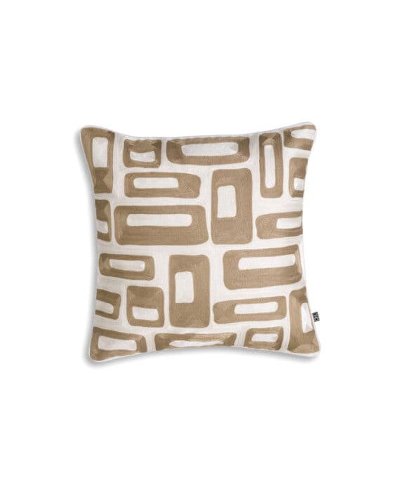 Cerva Cushion Beige/White