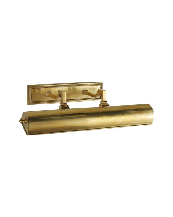 Dean 18" Picture Light Natural Brass – Visual Comfort