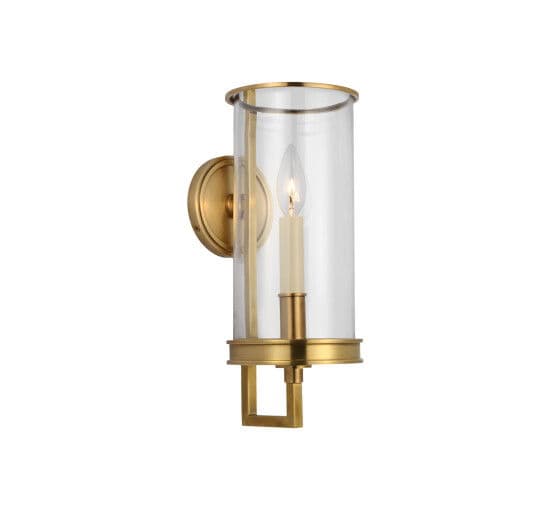 Glendon Hurricane Sconce Antique Brass – Visual Comfort