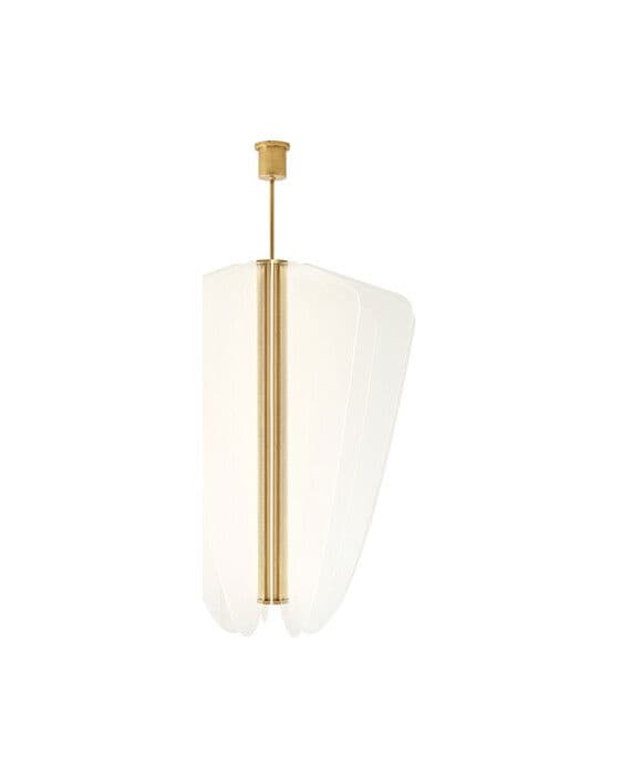 Nyra 42" Chandelier Plated Brass – Visual Comfort