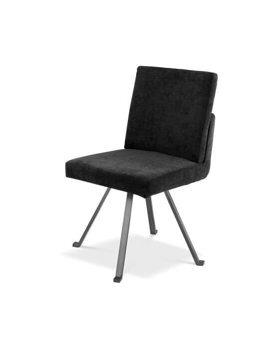 Dirand matstol svart OUTLET – Eichholtz