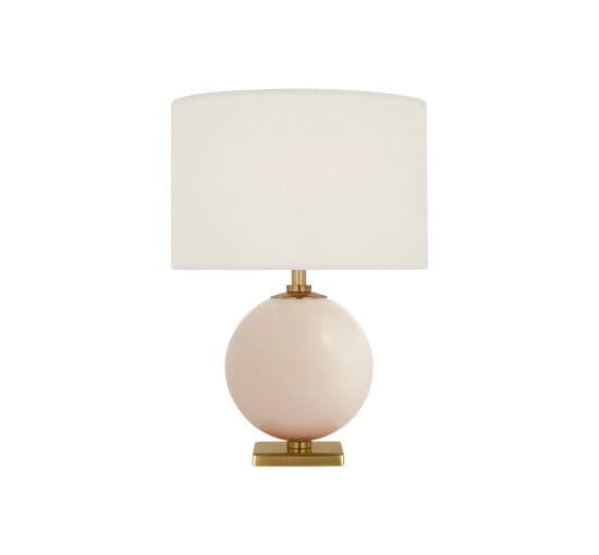 Elsie 12" Cordless Accent Lamp Blush – Visual Comfort