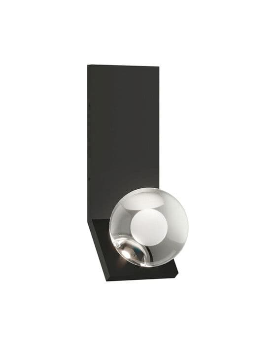 Mina Wall Sconce Nightshade Black – Visual Comfort