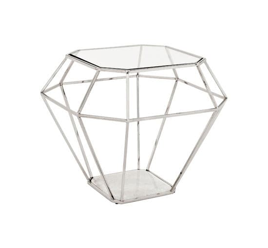 Asscher Side Table Nickel OUTLET – Eichholtz