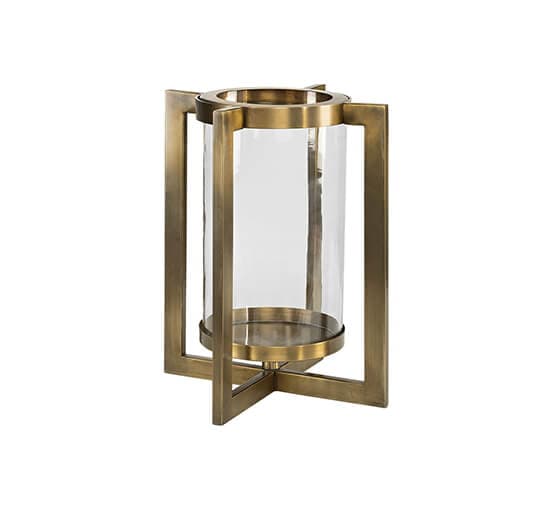 Verano-kynttilälyhty, antiikkimessinki – Artwood