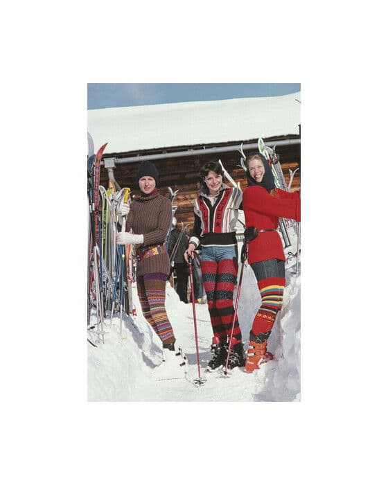 Skiing in Gstaad – Slim Aarons