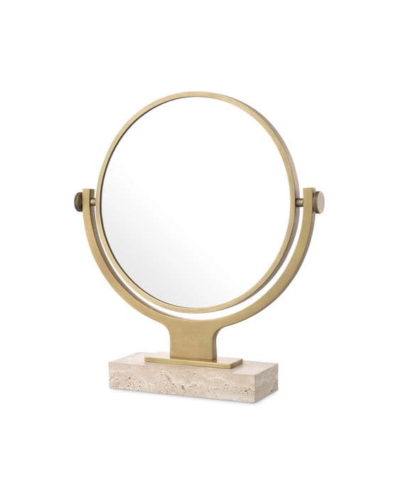 Briançon peili antique brass