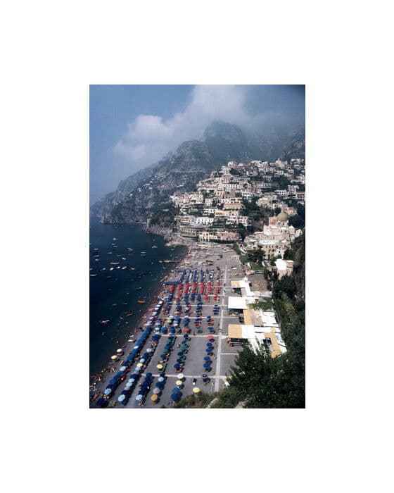 Beach at Positano – Slim Aarons