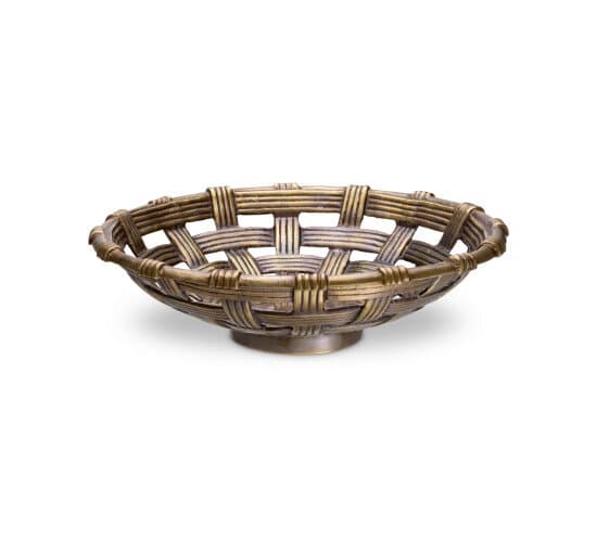 Arona Bowl Vintage Brass – Eichholtz