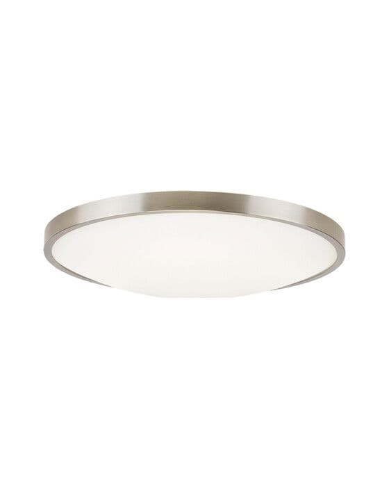 Vance 13" Flush Mount Satin Nickel