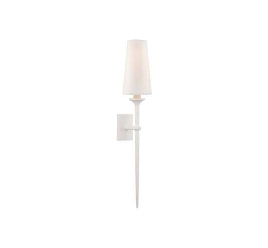 Iberia Single Sconce White – Visual Comfort