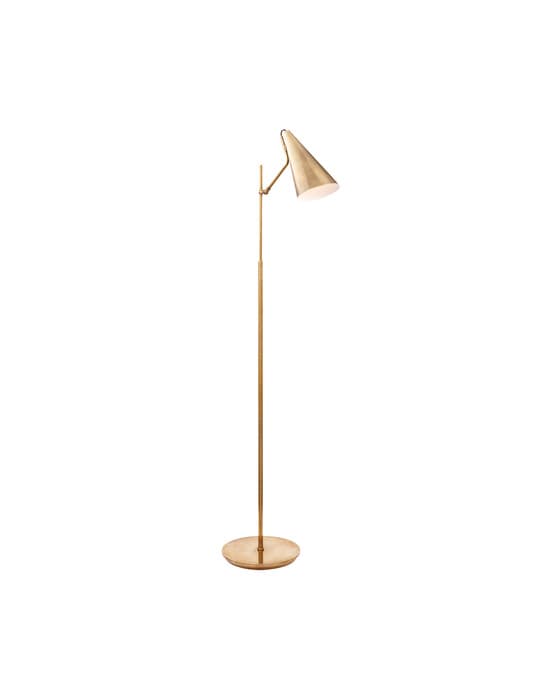 Clemente Floor Lamp Antique Brass