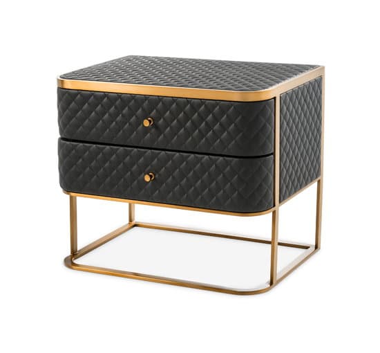 Monfort Bedside Table Black – Eichholtz