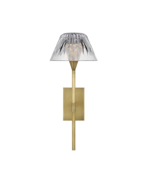 Blaze 14" Sconce Natural Brass – Visual Comfort