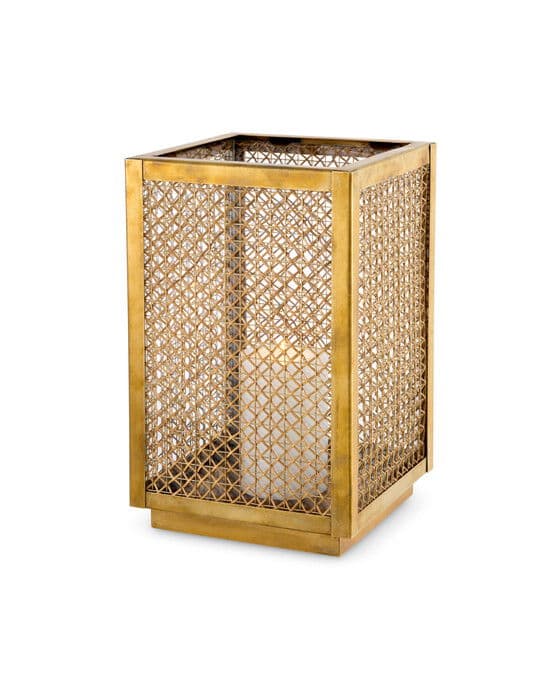 Cairo kynttilälyhty antiikki messinki – Eichholtz