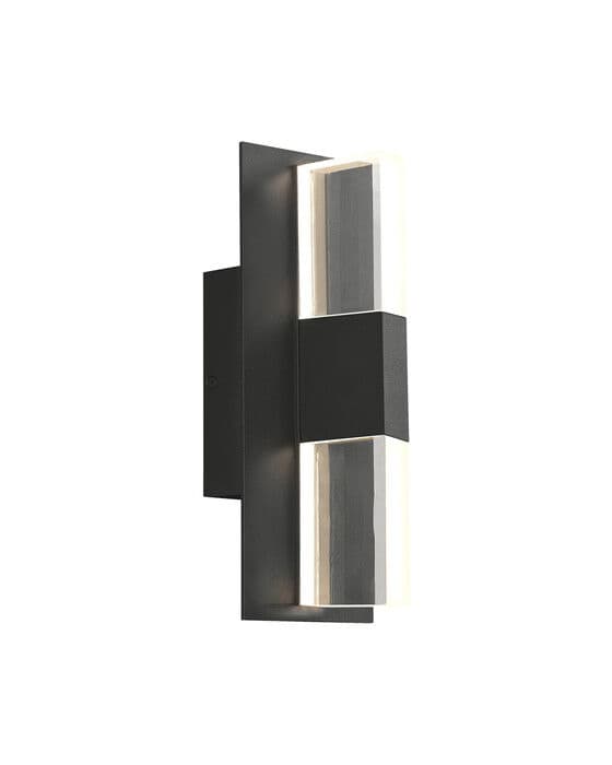 Lyft 12" Outdoor Wall Sconce Black – Visual Comfort