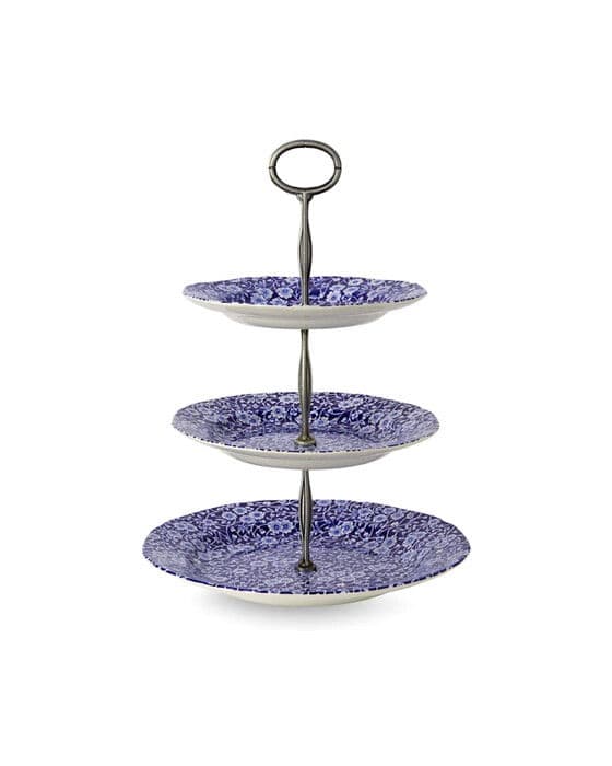 Blue Calico kakkuvati sininen/valkoinen – Burleigh